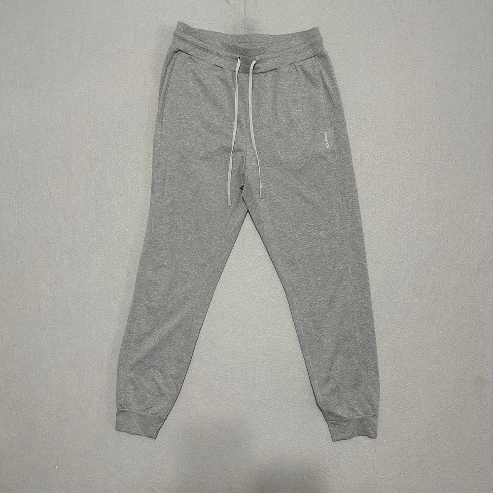 Fabletics Mens Gray Heather Tapered Jogger Sweatpants Size Small Activewear